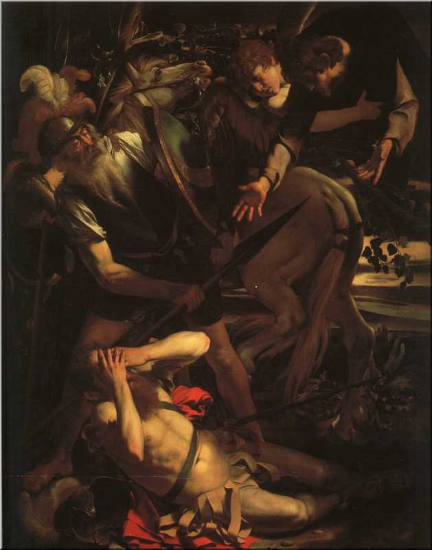la conversione di San Paolo del Caravaggio